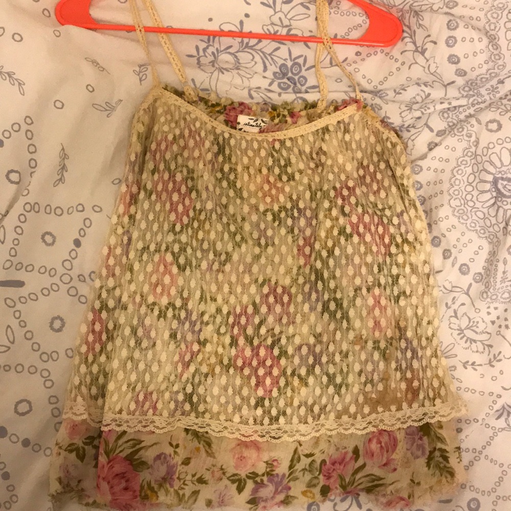 Free People Floral Lace Top 🤩🙌🏻